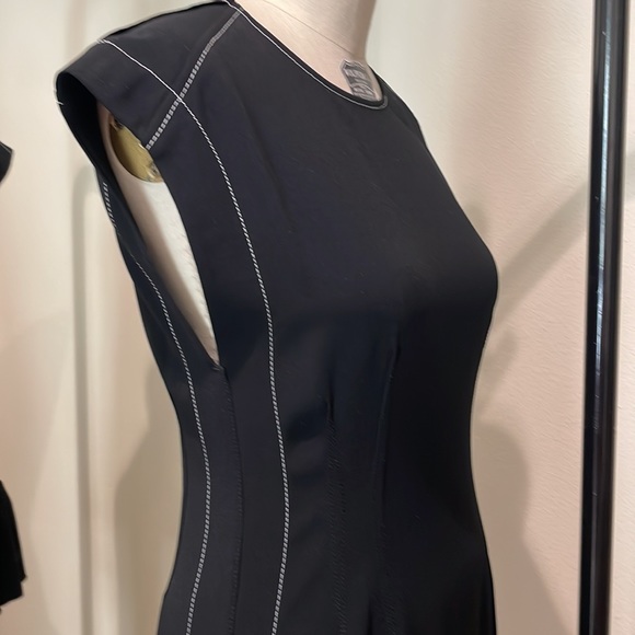 Derek Lam 10 Crosby Black Sheath Dress Size 2 - Picture 3 of 9
